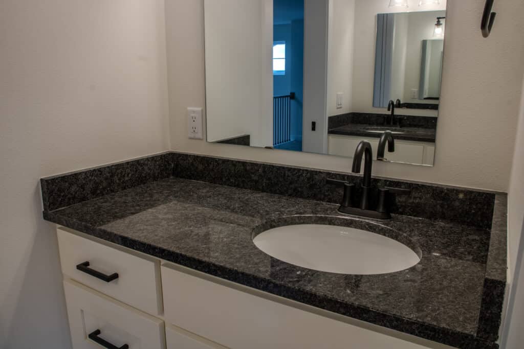 New Build Bath Vanity from Steel Rock Granite